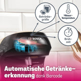 Bosch Tassimo Happy Friendly TAS107E Capsule-espressomachine, 70+ dranken, geschikt voor alle kopjes, auto-stop, duurzaam, perfecte dosering, ruimtebesparend, 1400W, crème/zwart