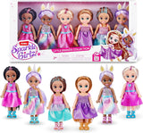 Verzamelbare prinsessenmodepoppen, prinsessenaankleedpoppen (6-pack)