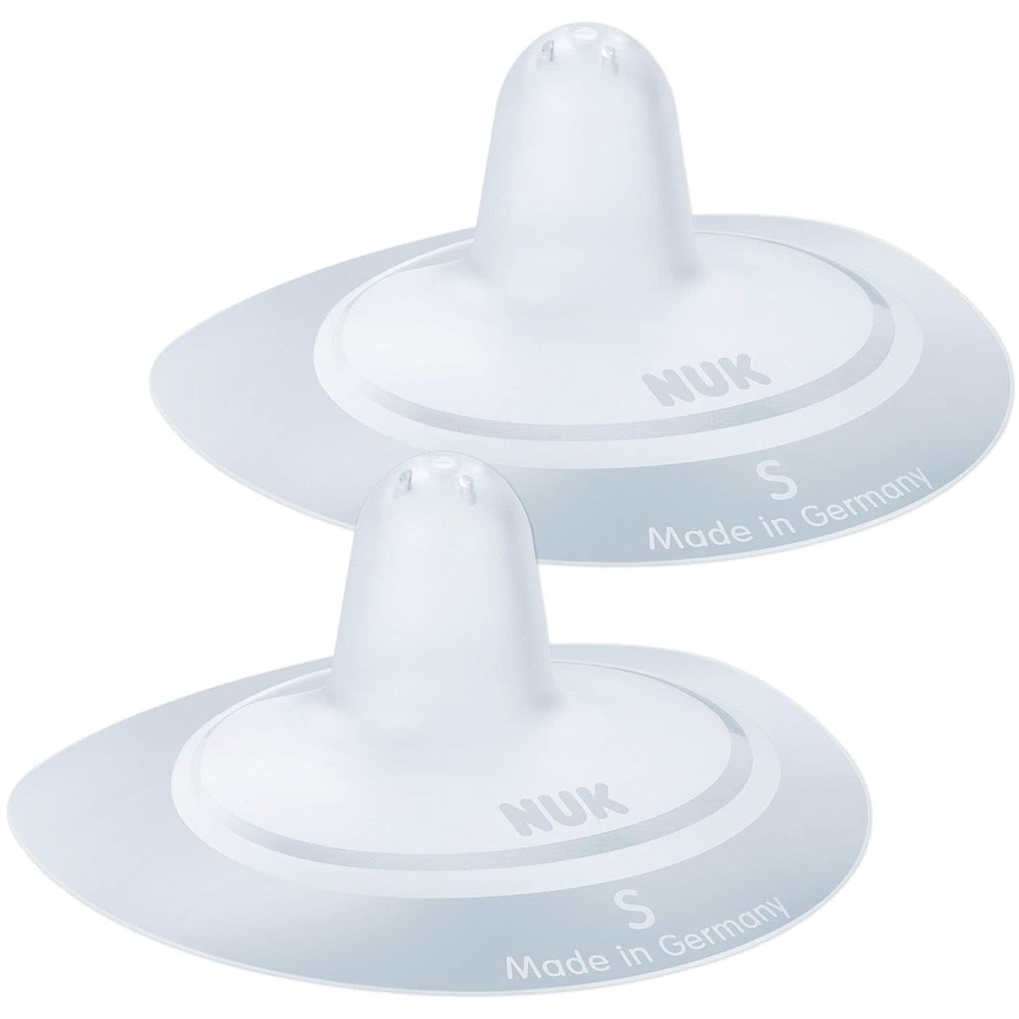 NUK tepelhoedjes | Tepelhoedjes voor borstvoeding | Beschermt tegen pijnlijke tepels | Dunne siliconen | Maat S (16 mm) | 2 stuks Babyvoeding en borstvoedingsaccessoires Naty Shop