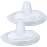 NUK tepelhoedjes | Tepelhoedjes voor borstvoeding | Beschermt tegen pijnlijke tepels | Dunne siliconen | Maat S (16 mm) | 2 stuks Babyvoeding en borstvoedingsaccessoires Naty Shop