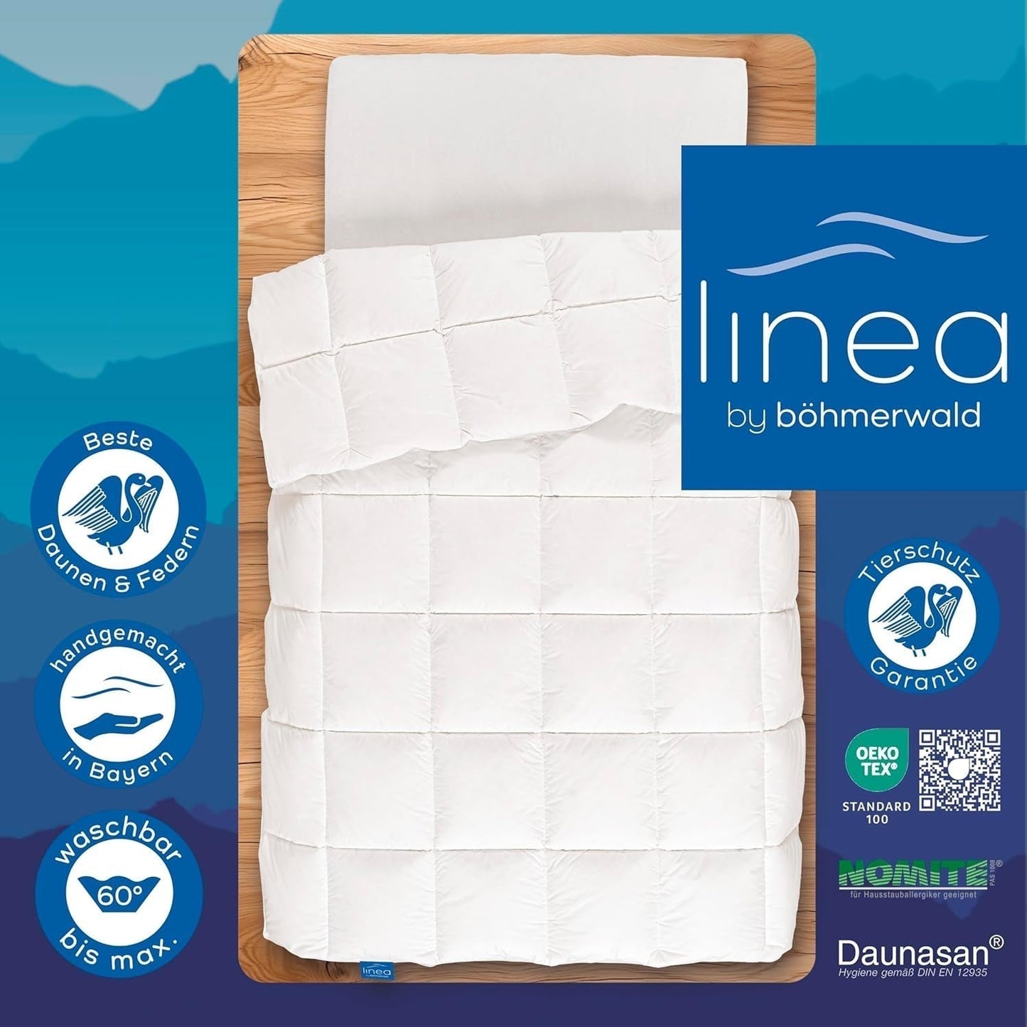 Comfortdekbed, (90 soezen / 10 veren), wit, 135 X 200 Cm Dekbedden en quilts Naty Shop