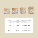 ECO BOOM Bamboe Babyluiers - Maat 6 (20kg), Plantaardige Pull-Up Luiers (17st) - Premium Biologisch, Geurvrij, Huidvriendelijk, Super Absorberend