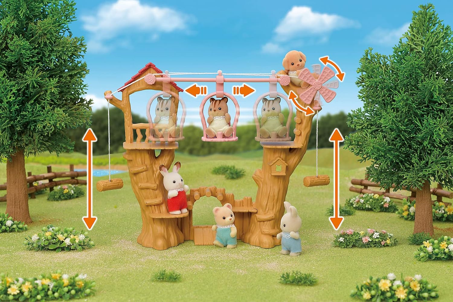 Sylvanian Families 5452 Babykabelbaan - Poppenhuisspeelset
