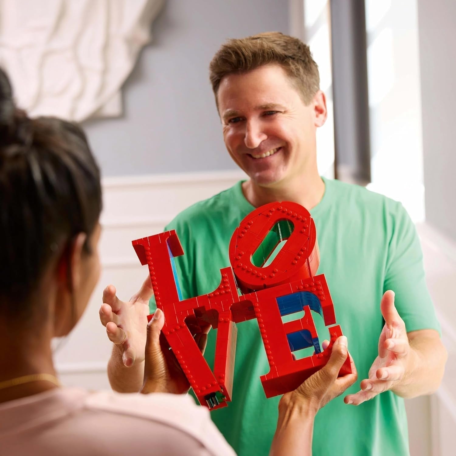 LEGO Art Love Bouwset voor volwassenen Woondecoratie Valentijnsdag- en Moederdagcadeau voor dames en heren Creatieve activiteit voor kunst- en designliefhebbers 31214 Bouwsets Besuche in LEGO-Store
