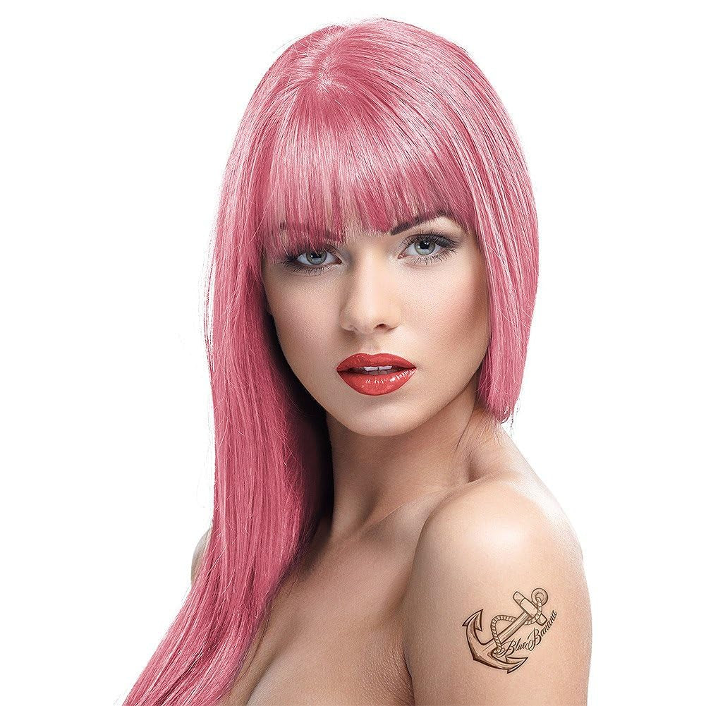 GO TOXIC UV semi-permanente haarkleuringscrème, 100 ml (1 pakje) Haarverf Naty Shop Rose 200 Ml (1 pakje)