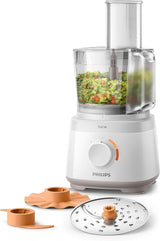 Philips Kompakte Küchenmaschine – 850 W, 31 functies, 2,1 liter water, Powerchop, Edelstahlklinge (HR7530/10) Keuken Naty Shop 700 Watt, 16 functies