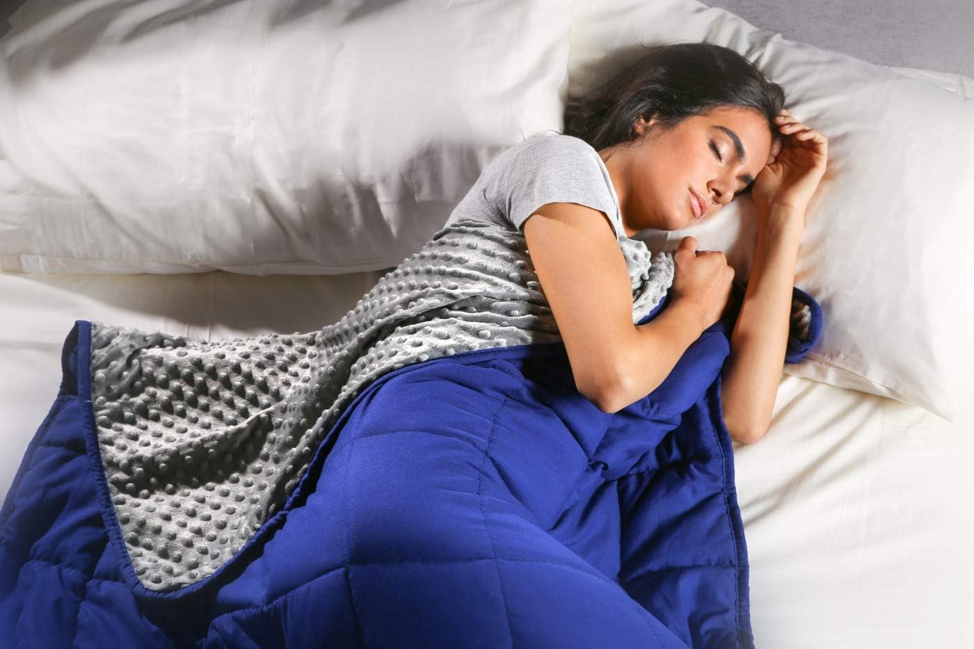Kanguru Calmya, Verzwaringsdeken 10,5 kg, Helpt je in slaap te vallen en beter te slapen, Geschikt voor mensen met een lichaamsgewicht vanaf 90 kg Dekbedden en dekbedden Naty Shop