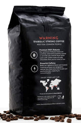 DUIVELSBRAAD | Koffiebonen 1KG | Extreem sterke koffie | Koffie met hoog cafeïnegehalte | Premium robuusta van