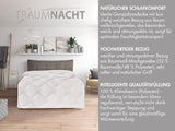 Traumnacht Comfortabel katoenen monodekbed All Seasons, ideaal overgangsdekbed met hoes van katoenmix, 135 x 200 cm, wasbaar, Oeko-Tex-gecertificeerd, gemaakt volgens Duitse kwaliteitsstandaard Quilts en quilts Naty Shop
