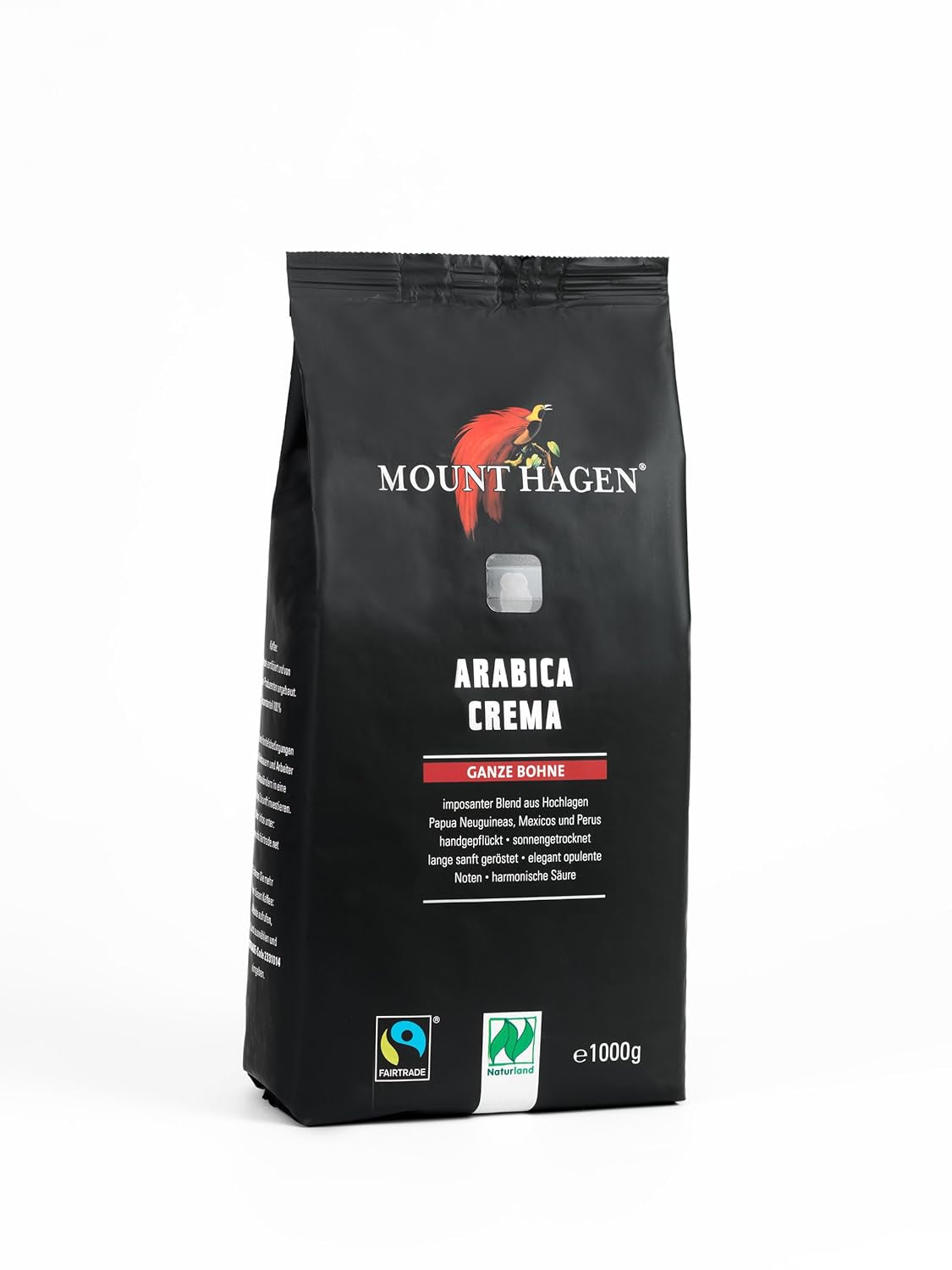 Bio FT Naturland Röstkaffee Arabica Crème, 1kg ganze Bohne