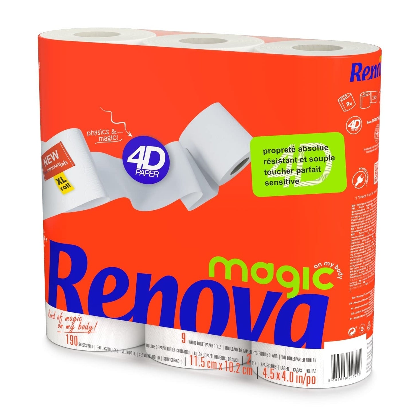 Renova toiletpapier - 9 rollen