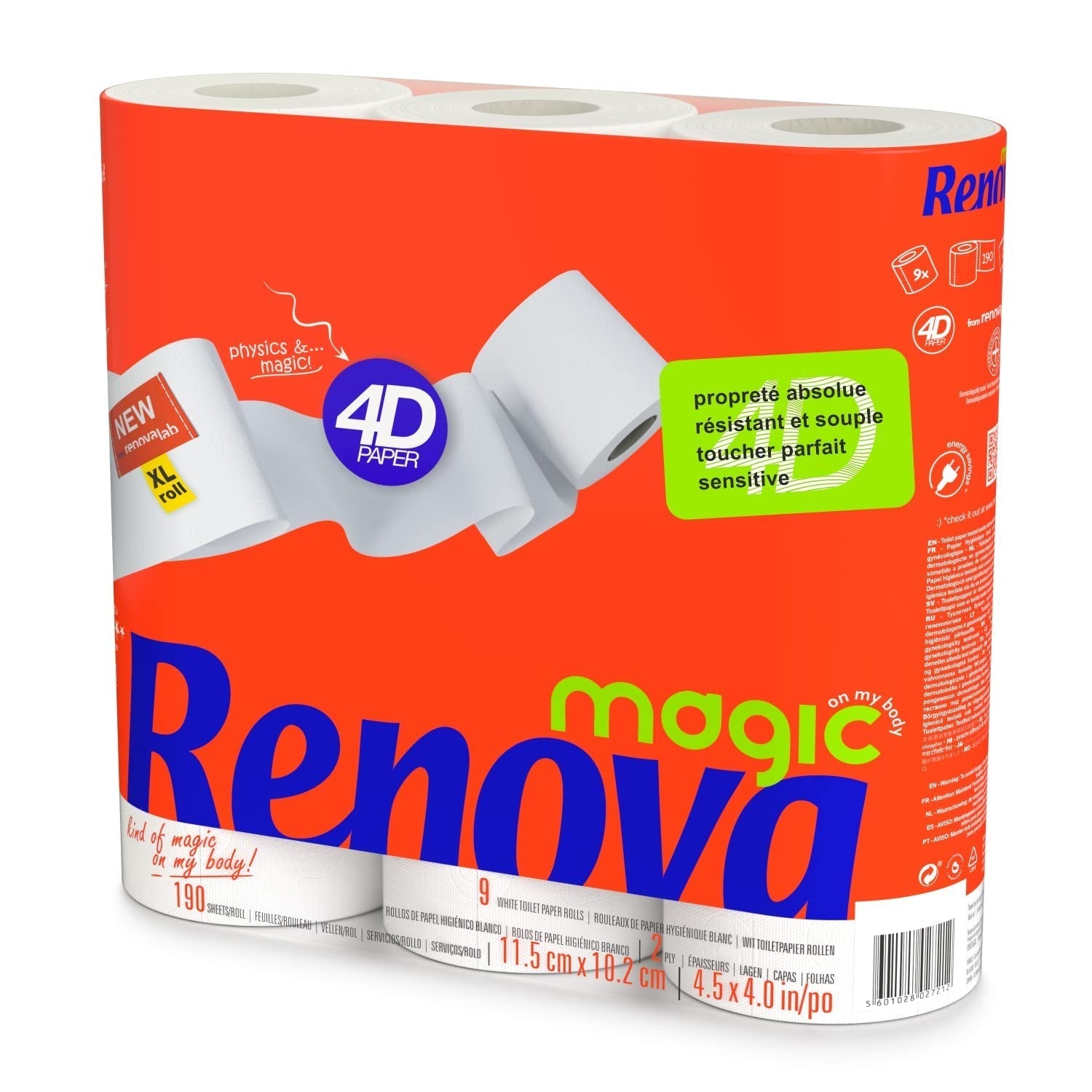 Renova toiletpapier - 9 rollen