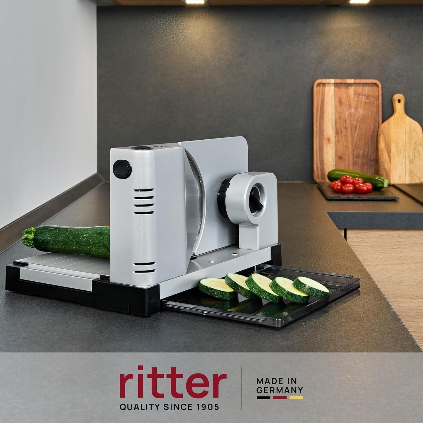 Ritter Icaro 7, multifunctionele elektrische snijmachine Rasnite en Snijmachines Naty Shop
