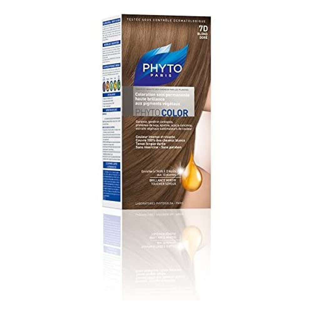 Permanente haarkleuring, 5.3 Licht Goudbruin Haarverf Naty Shop Nr. 7D: Blonde Doré