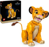 Lego Disney Simba de jonge leeuwenkoning Creatief dierenfiguur verzamelbaar bouwspeelgoed Ontspannende activiteit voor volwassenen Cadeau-idee voor vrouwen 43247 Bouwsets Bekijk de LEGO-Store Standaardtitel