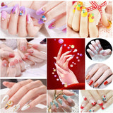 8 Boxen Nail Art Strass Kit - Nail Art Gemischt Strass Set, Nagel Kunst Strasssteine ​​Gems Perlen Edelsteine ​​Bunt Pferdeaugen Strass voor Nageldesign Zubehör Met 1 Pinzetten en 1 Strass Picker voor DIY