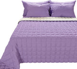 PETTI Artigiani Italiani - Hoes voor eenpersoonsbed, dubbelzijdige hoes, veerhoes, nachtblauw, wit, 100% Made in Italy Quilts en quilts Naty Shop Roze Bedmaat 180 (260 X270 Cm)