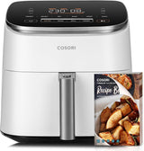 Cosori Turboblaze Heteluchtfriteuse Airfryer, 9-in-1, 6 liter, stil Apparaten Naty Shop Wit Turboblaze