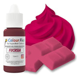 Sugarflair Colourflex Fuchsia kleurstof op oliebasis, sterk geconcentreerde vloeibare kleurstof, kleurstof voor botercrème, chocolade, deeg, fondant, glazuur en meer - 15 ml