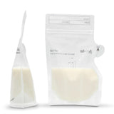 BF100 Bewaarzakje voor moedermelk - Zakje voor moedermelk - inhoud 220 Ml - 100 stuks - Transparant Voedings- en Borstvoedingsaccessoires Bebe Naty Shop