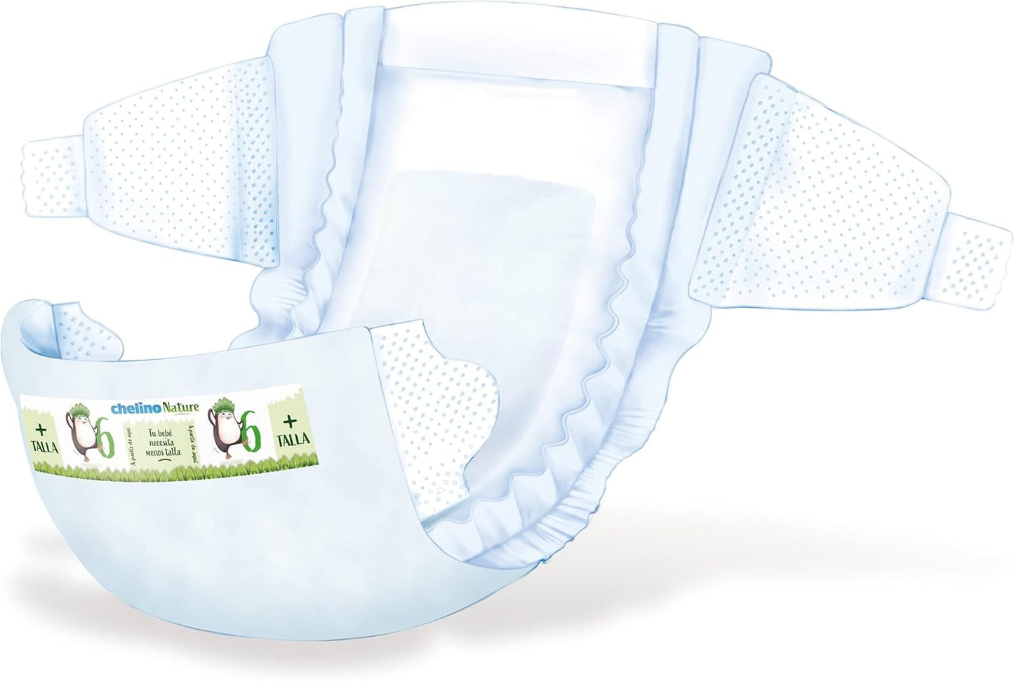 Nature babyluier, maat 6 (17-28 kg), 162 luiers