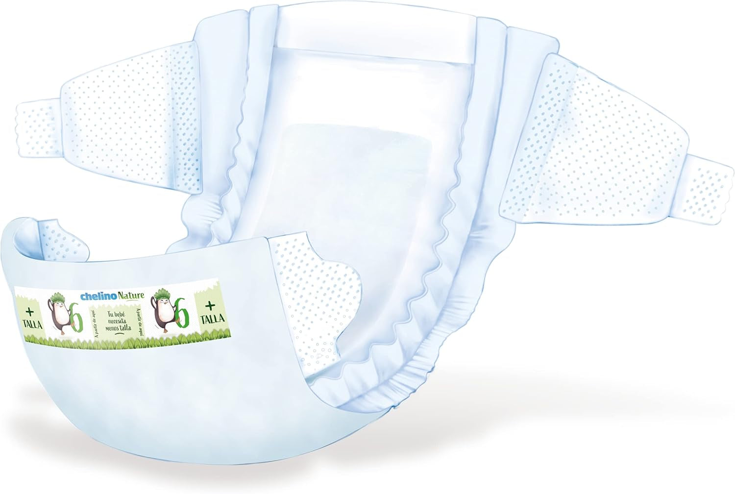 Nature babyluier, maat 6 (17-28 kg), 162 luiers