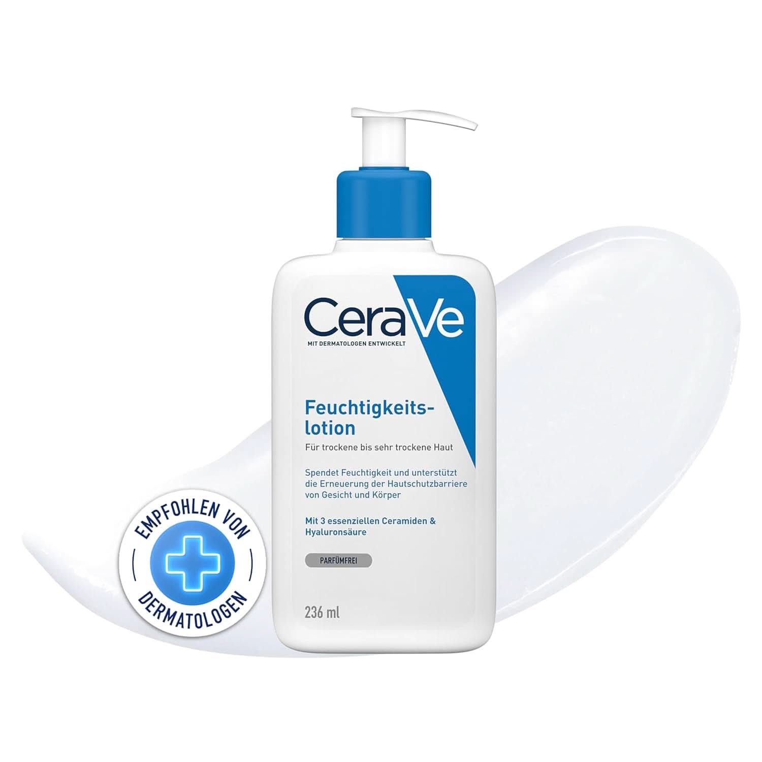 Cerave bodylotion met doseerpomp, geschikt voor atopische dermatitis en droge of zeer droge huid, 236 ml Cosmetica en Schoonheid Naty Shop