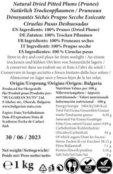 1 kg Natuurlijk gedroogde pruimen, zonder pit, zonder toevoegingen, zonder suiker, zonder zoetstoffen, niets kunstmatigs, uit Bulgaarse fruittuinen Gedroogde producten Naty Shop