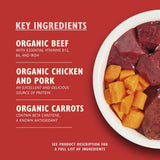 Lily's Kitchen Natuurlijk Ingrediënt Natvoer voor volwassen katten Multi-Tray Pack Biologisch Vlek Graanvrij 4 x (8 x 85 g)