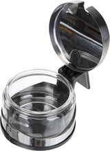 Classic Shaker, 250 ml, met lepel, roestvrij staal, zilver/transparant, 13 x 10 x 9 cm, 2 stuks