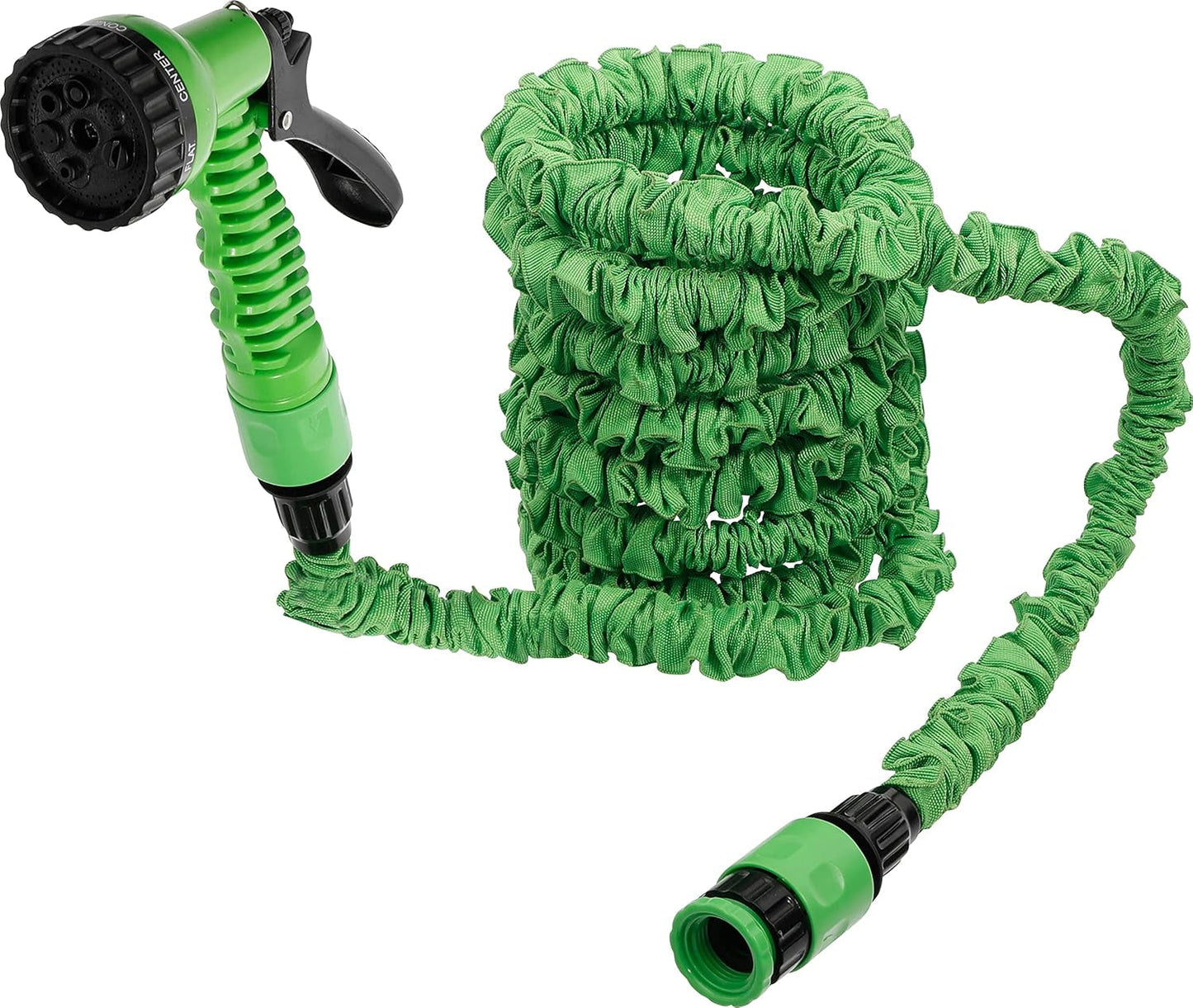 BGS doe-het-zelf 70903 | Waterslang | Textiel | Flexibel | met tuindouche met 7 functies | 3-10 meter