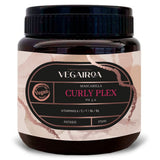 VEGAIROA - Curly Plex Mask - Masker voor gedefinieerde krullen zonder kroezen - Diep hydraterende verzorging - Voor krullend of golvend haar - Professioneel veganistisch kappersproduct - 300ml Naty Shop Haarmasker Standaard titel