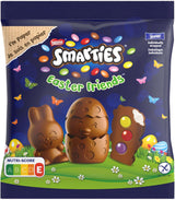 NESTLÉ SMARTIES Paasvrienden, beeldjes met paasthema, gemaakt van fijne melkchocolade met romige vulling en gekleurde mini-linzen met SMARTIES-chocolade, 1 pakje (1 x 65 g)