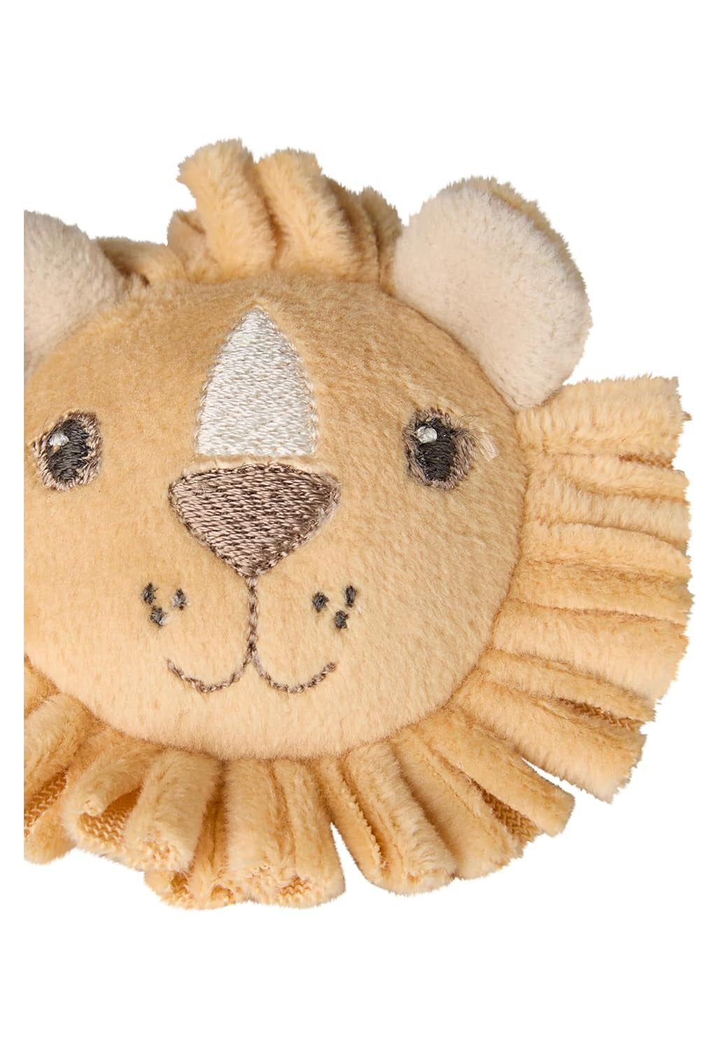Sterntaler Leeuw Leo Rammelaararm - Zacht speelgoed voor baby's met rammelaar en elastiek - Voor baby's om vast te pakken en mee te spelen - Ideaal cadeau, Oker babyspeelgoed Naty Shop
