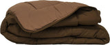 Calgary Dekbedovertrek Polyester Chocolade/Mocca, Polyester, Chocolade/Mokka, 240X220X1 Cm Dekbedden en dekbedden Naty Shop 220X160X1 cm