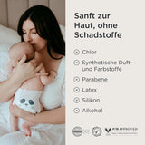 Kit & Kin Premium luiers, maat 4 (9-14 kg), 128 stuks, plantaardig en hypoallergeen, betrouwbare lekbescherming, veganistisch en dierproefvrij