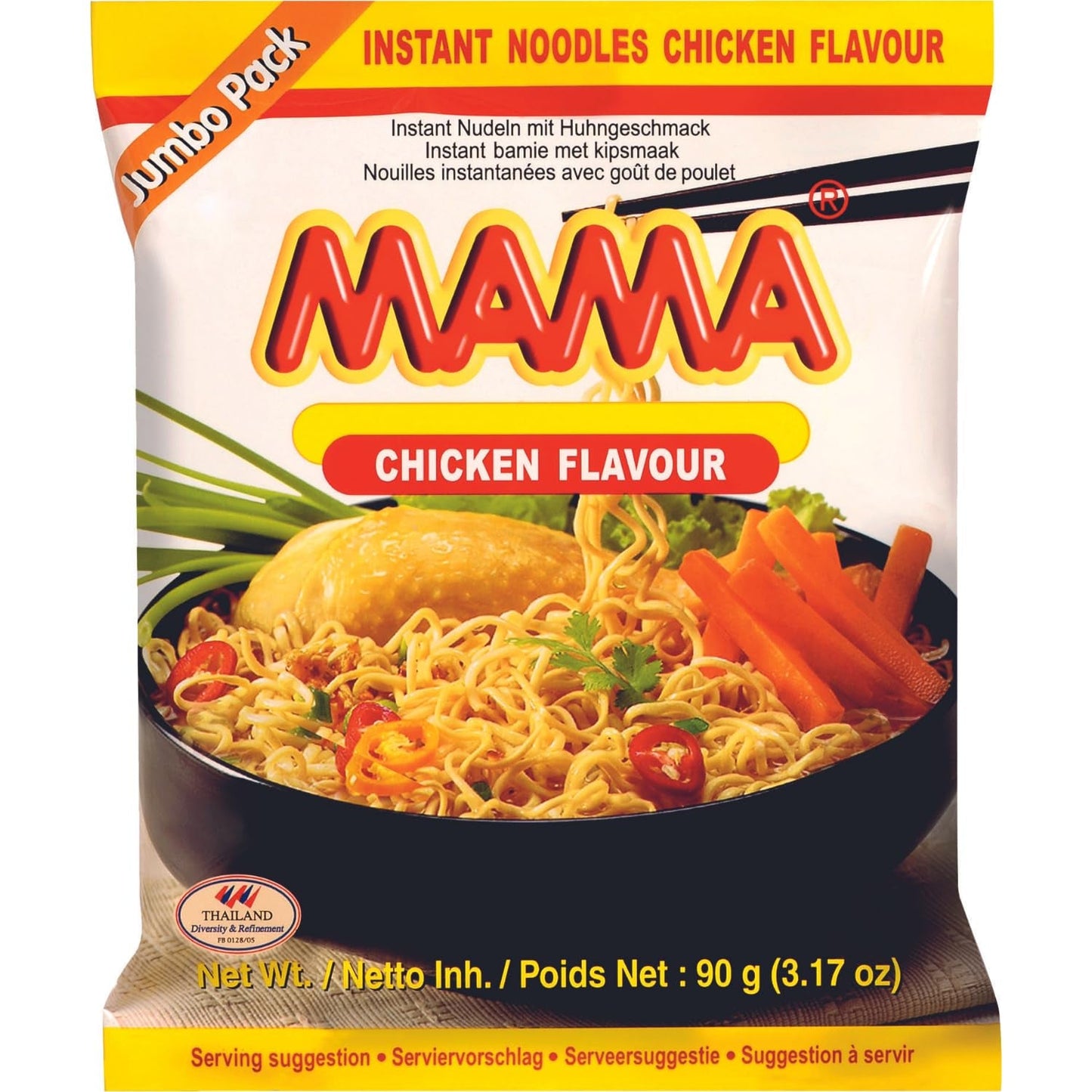 MAMA - Instantnoedels met Kip - Multiple Pack (30 X 55 GR)