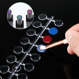 240 Stück Nagel Display Punkt Farbpunkte,Transparante Nail Art Display,Nagellack Displays Rund Für Nagelstudio en Anfänger,Diy Nail Art Nagelstudios