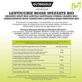 Biologische gekraakte rode linzen 5kg Biologische gepelde en gebarsten peulvruchten Geen weken nodig Bron van eiwitten en vezels Economy Pack