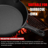 OVERMONT gietijzeren grillpan met handvat Potten en pannen Naty Shop