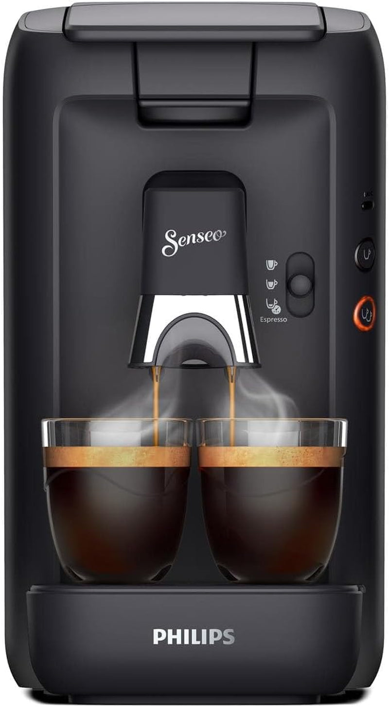 PHILIPS Senseo Maestro Capsule-espressomachine - Intense Plus-technologie, hoogwaardige espresso, ecologisch ontwerp, waterreservoir van 1,2 liter, memofunctie, ontkalkingsindicator (CSA260/60)