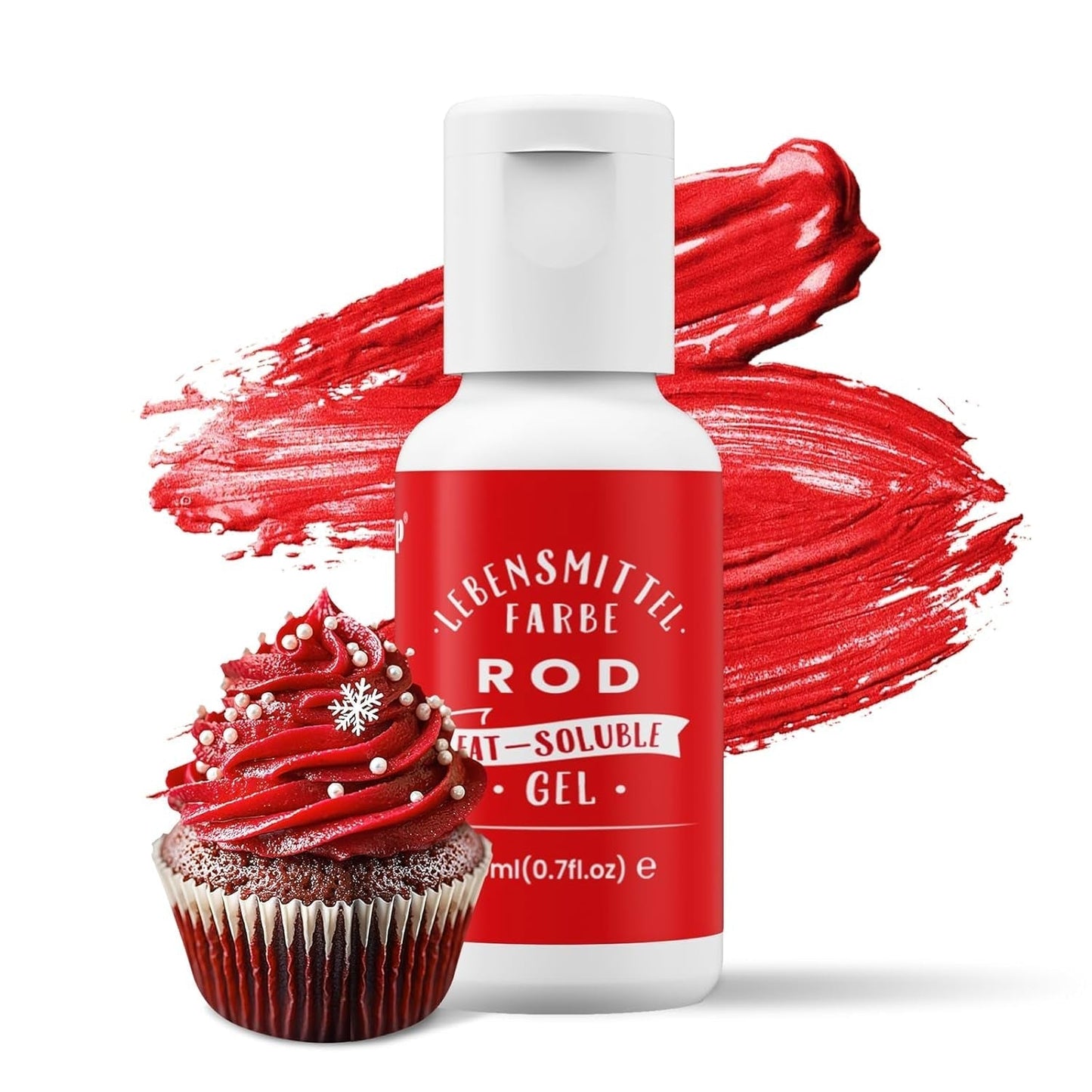 Mengsel van oliën, roze voedingskleurstof op oliebasis, sterk geconcentreerd, voor chocolade, fondant, koekjes, cake bakken, macarons, doe-het-zelf taartdecoratie, deegtoppings - 20 ml