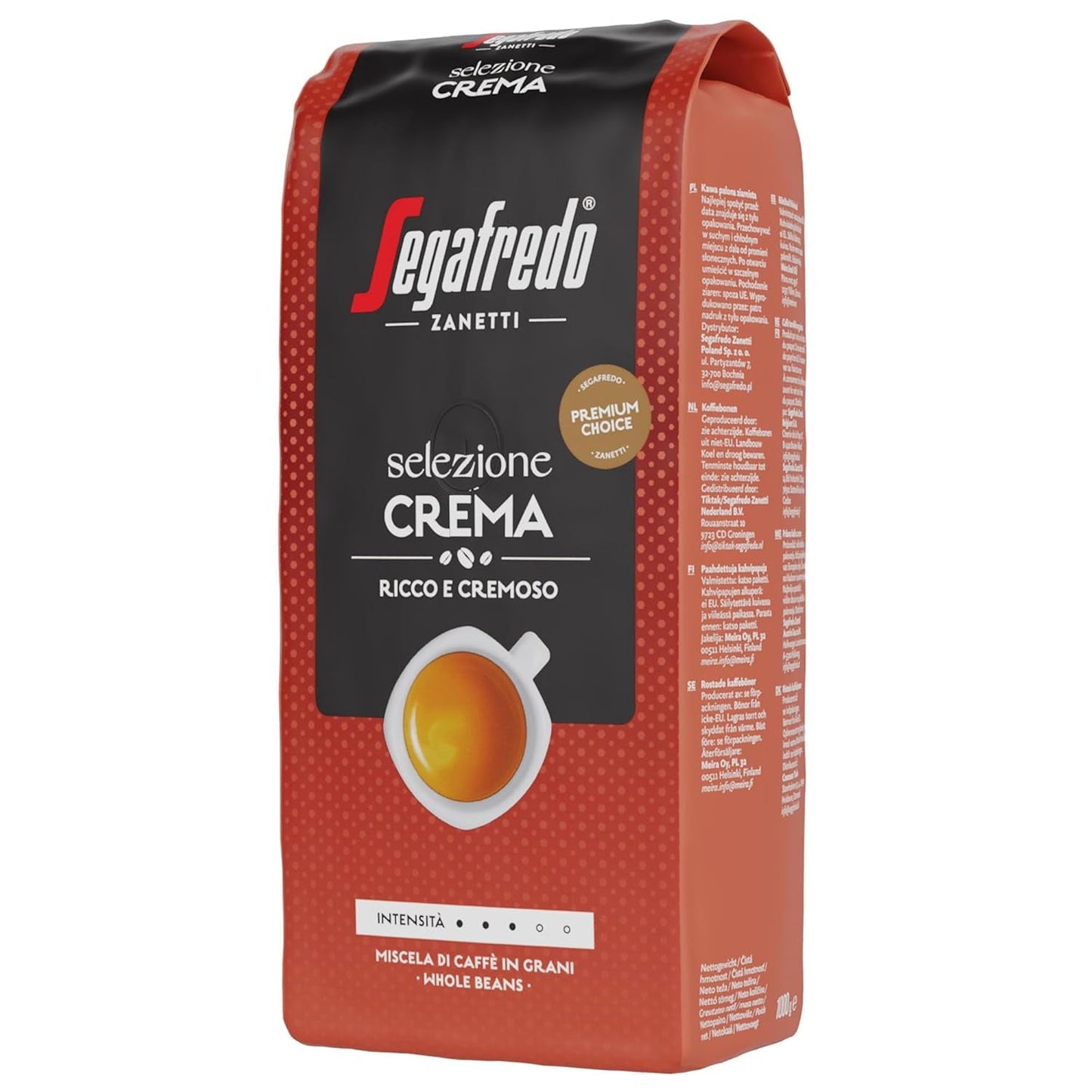 Segafredo Zanetti Selezione Roombonen, verpakking van 6 (1 x 1 kg)
