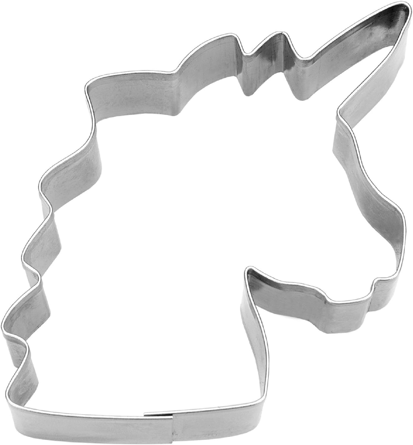 Städter eenhoorn koekblik, roestvrij staal, zilver, 8 cm