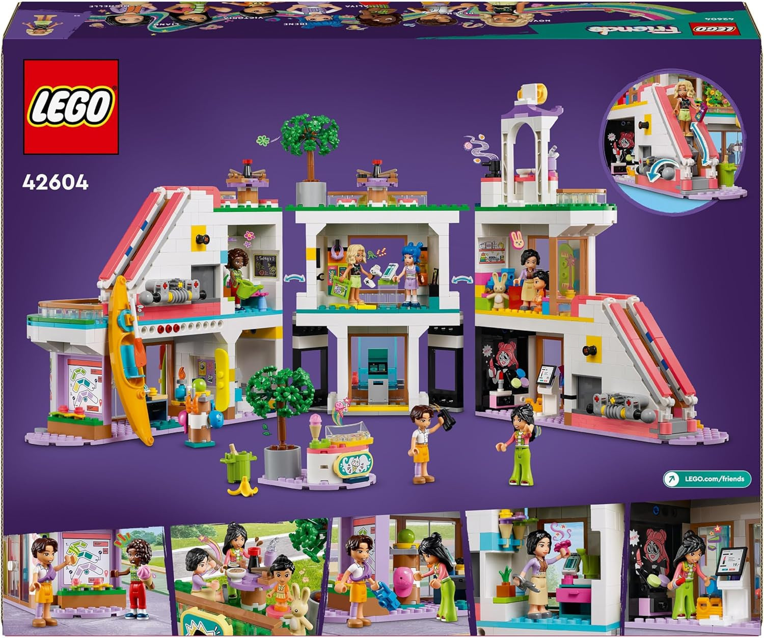 LEGO Store Friends Heartlake City Poppenhuisspeelgoed voor meisjes en jongens Figurenset bevordert de sociaal-emotionele ontwikkeling Cadeau voor 8 jaar oud 42604 Bouwsets Bekijk de LEGO-Store