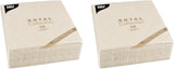 Papstar, 50 servetten "ROYAL Collection" 1/4 vouw 40 Cm X 40 Cm champagne "Elegance", #86497