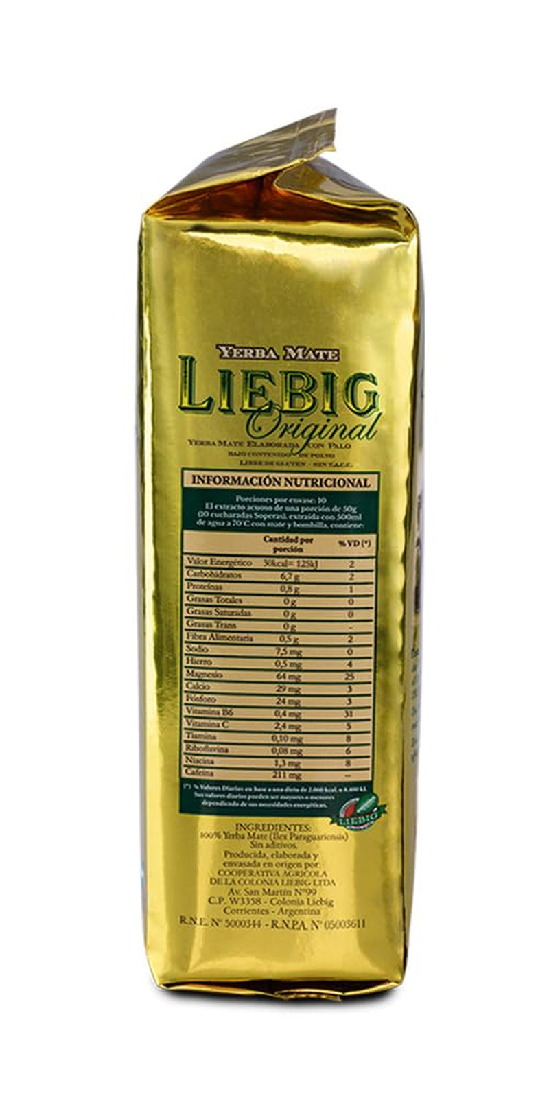 Liebig Original 500G - Mate Thee uit Argentinië met stukjes stengel
