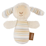 Fehn minirammelaar otter - mini-grijpspeeltje voor het rammelen, betasten en spelen met een dier gemaakt van zachte en knuffelige stof - een trouwe metgezel voor baby's en peuters vanaf 0+ maanden Babyspeelgoed Naty Shop Schaap
