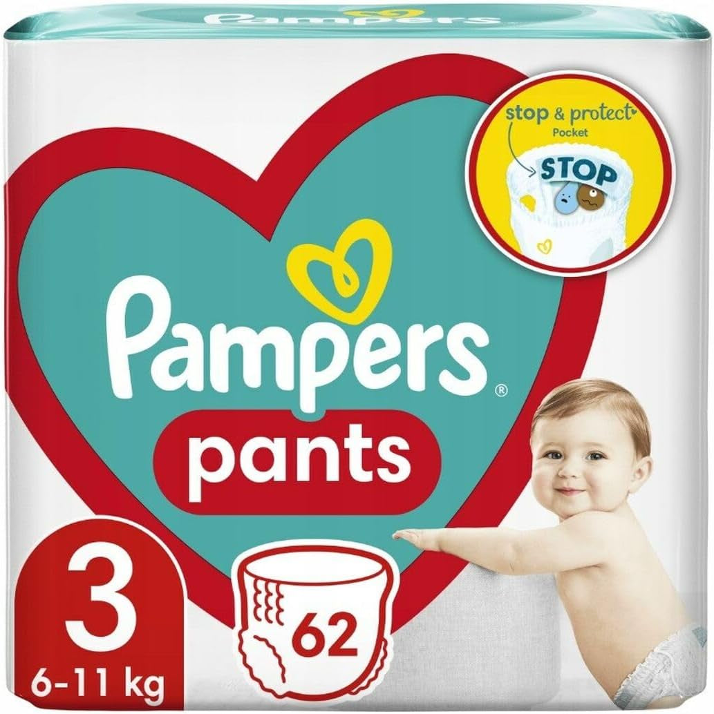 Pampers Pants luiers maat 5 (12-17 kg), 48 stuks, bescherming en comfort. Makkelijk te gebruiken luiers van Pampers.