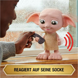 Wizarding World Harry Potter - Dobby House Elf interactieve pop met meer dan 30 geluiden, zinnen en bewegingen, Duits-Italiaans, speelgoed voor 6 jaar oud, fanartikel Poppen Naty Shop